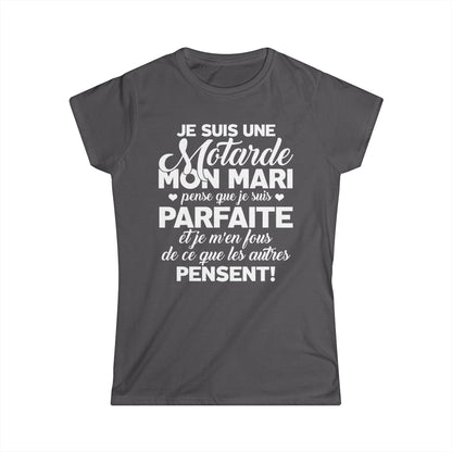 Je suis une motarde, mon mari pense que je suis parfaite