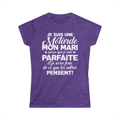 Je suis une motarde, mon mari pense que je suis parfaite