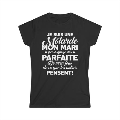 Je suis une motarde, mon mari pense que je suis parfaite