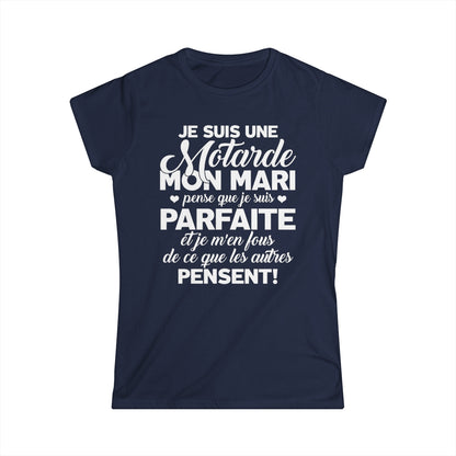 Je suis une motarde, mon mari pense que je suis parfaite