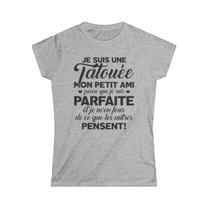 Je suis une tatouée, mon petit ami pense que je suis parfaite et je m'en fous de ce que les autres pensent