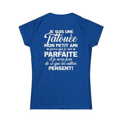 Je suis une tatouée, mon petit ami pense que je suis parfaite et je m'en fous de ce que les autres pensent