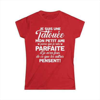 Je suis une tatouée, mon petit ami pense que je suis parfaite et je m'en fous de ce que les autres pensent