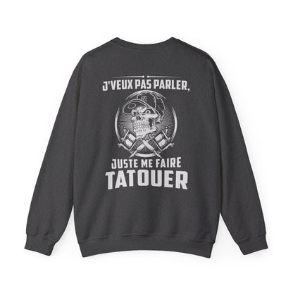 J'veux pas parler, juste me faire tatouer
