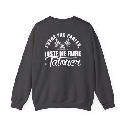 J'veux pas parler, juste me faire tatouer