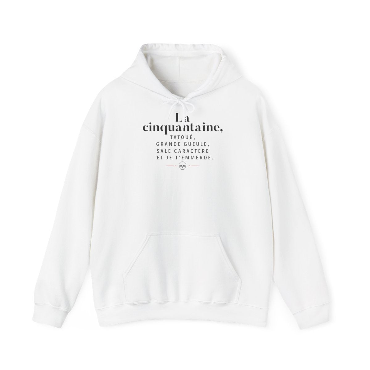 La cinquantaine, tatoué, grande gueule, sale caractère et je t'emmerde
