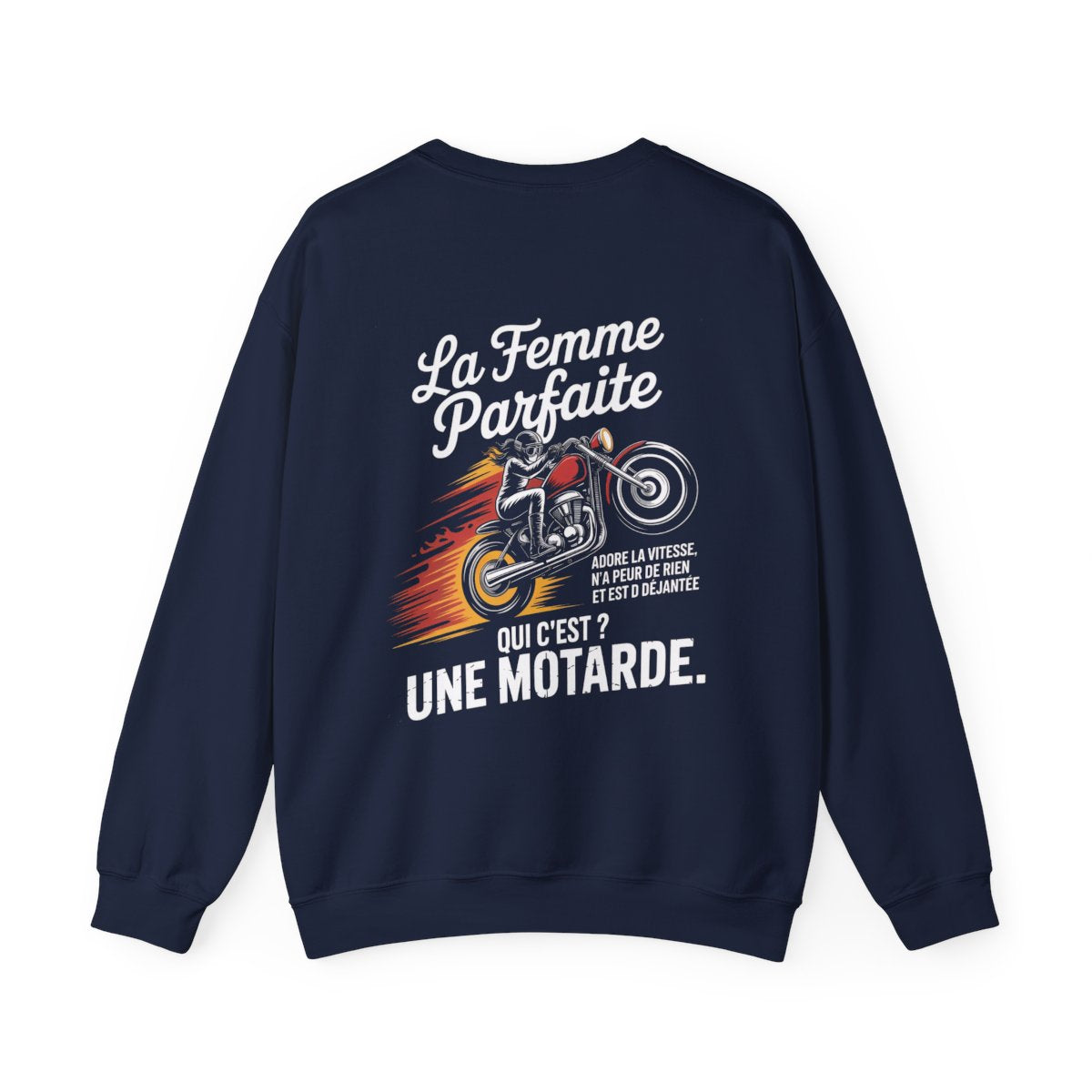 La femme parfaite adore la vitesse n'a peur de rien et est déjantée, qui c'est une motarde