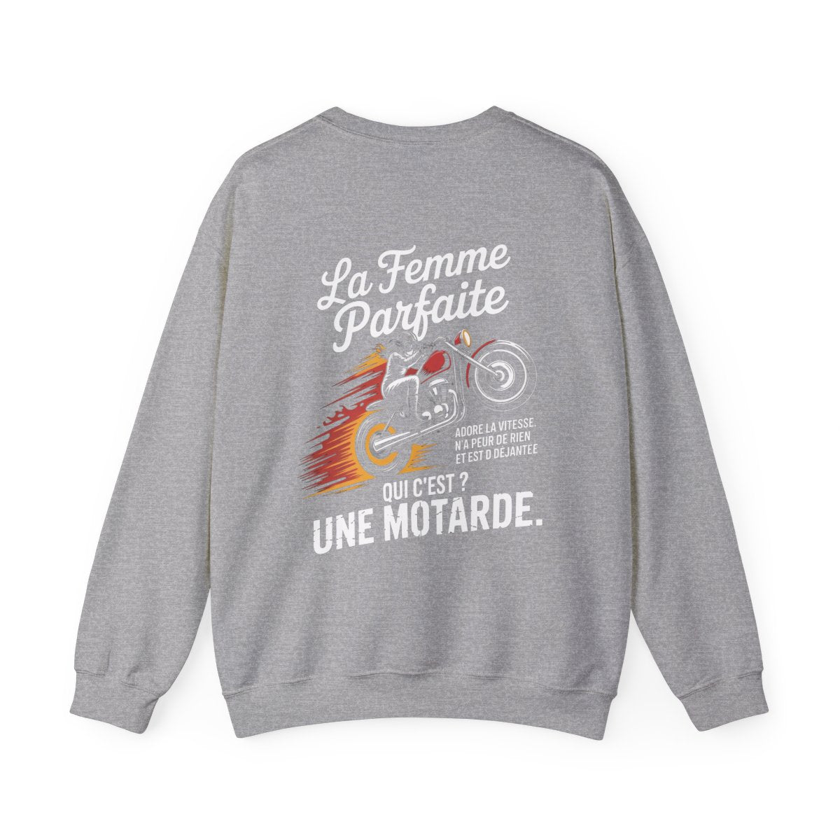 La femme parfaite adore la vitesse n'a peur de rien et est déjantée, qui c'est une motarde