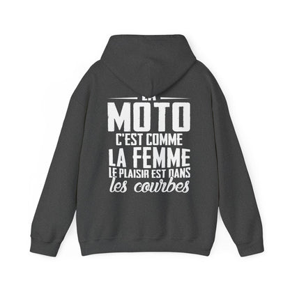 La moto c'est comme la femme le plaisir est dans les courbes