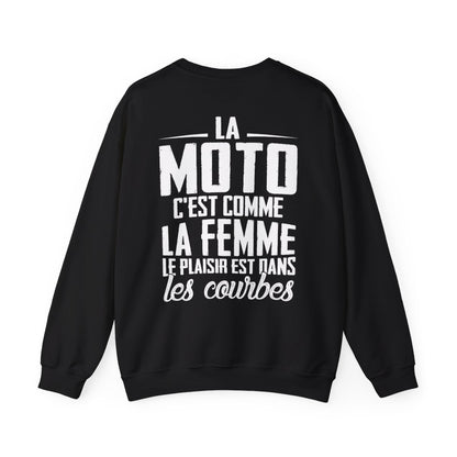 La moto c'est comme la femme le plaisir est dans les courbes