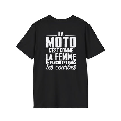 La moto c'est comme la femme le plaisir est dans les courbes