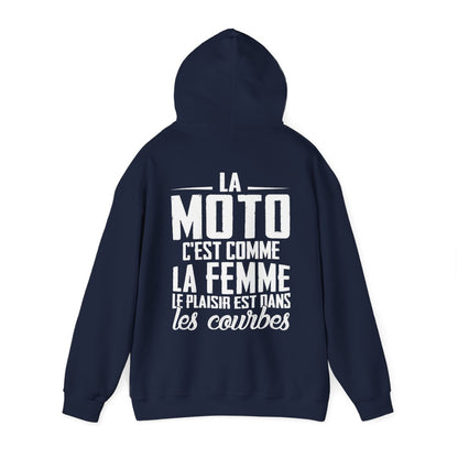 La moto c'est comme la femme le plaisir est dans les courbes