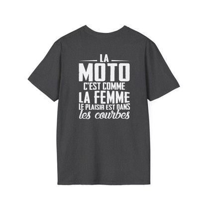 La moto c'est comme la femme le plaisir est dans les courbes