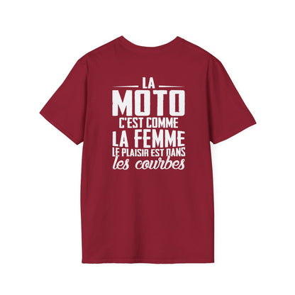 La moto c'est comme la femme le plaisir est dans les courbes