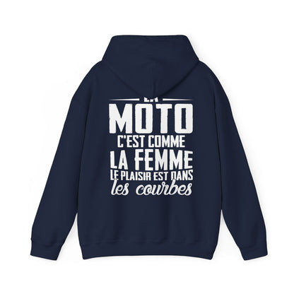 La moto c'est comme la femme le plaisir est dans les courbes
