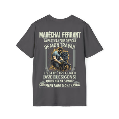 La partie la plus difficile d'être un Maréchal ferrant