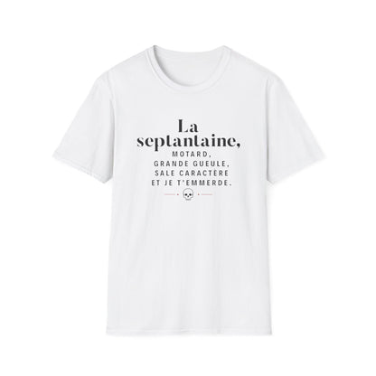 La septantaine, motard, grande gueule, sale caractère