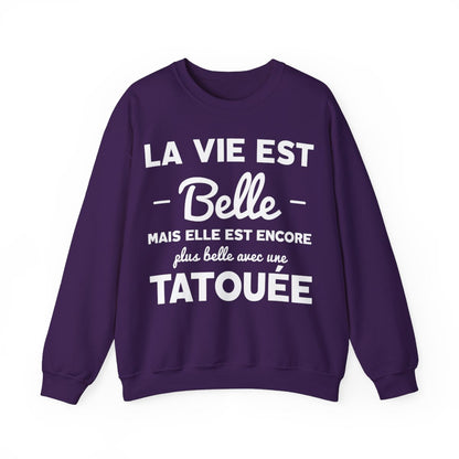 La vie est belle mais elle est encore plus belle avec une tatouée