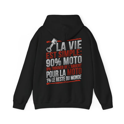 La vie est simple 90% moto