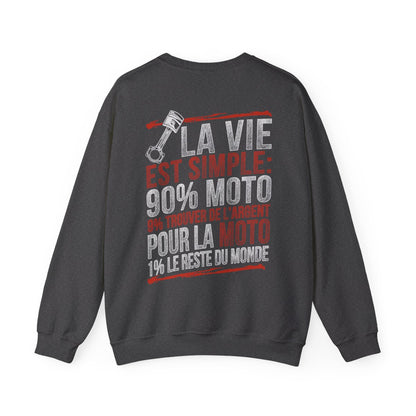 La vie est simple 90% moto
