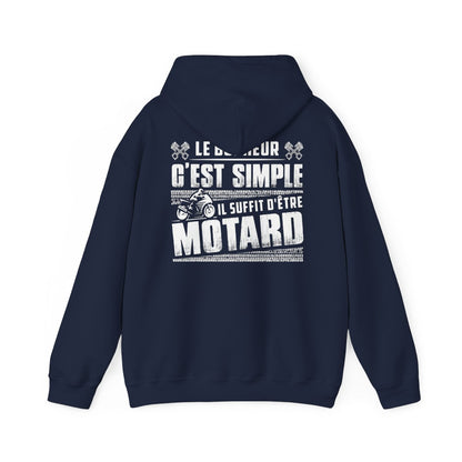 Le bonheur c'est simple il suffit d'être motard