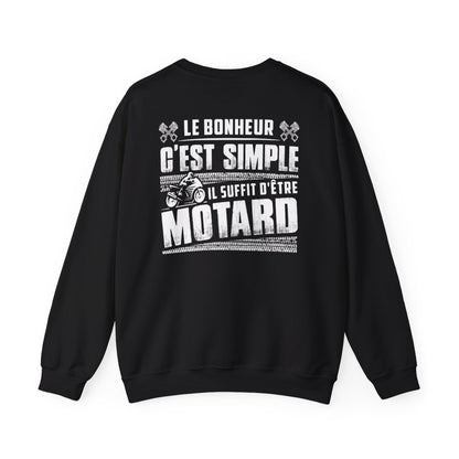 Le bonheur c'est simple il suffit d'être motard