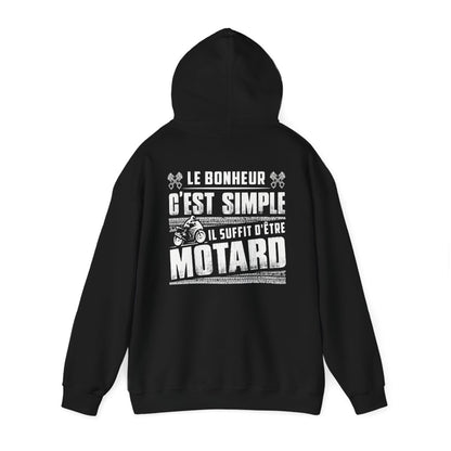 Le bonheur c'est simple il suffit d'être motard