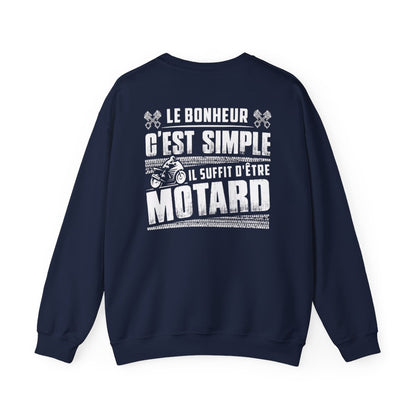 Le bonheur c'est simple il suffit d'être motard