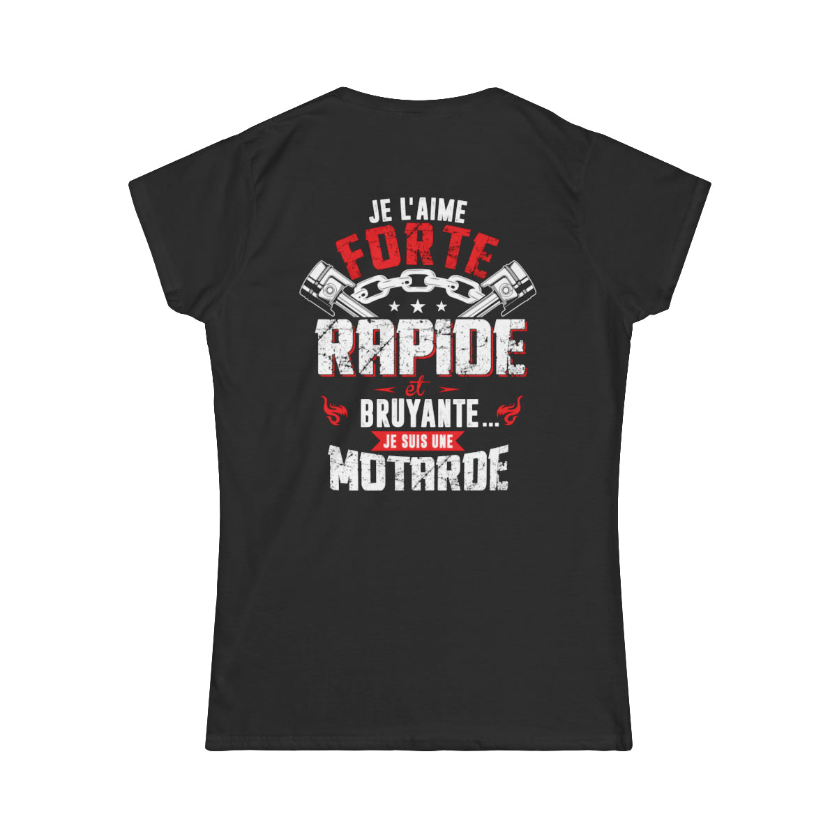 Je l'aime forte rapide et bruyante... je suis une motarde