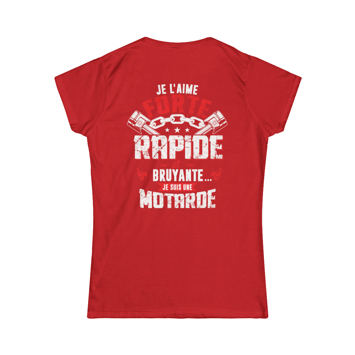 Je l'aime forte rapide et bruyante... je suis une motarde