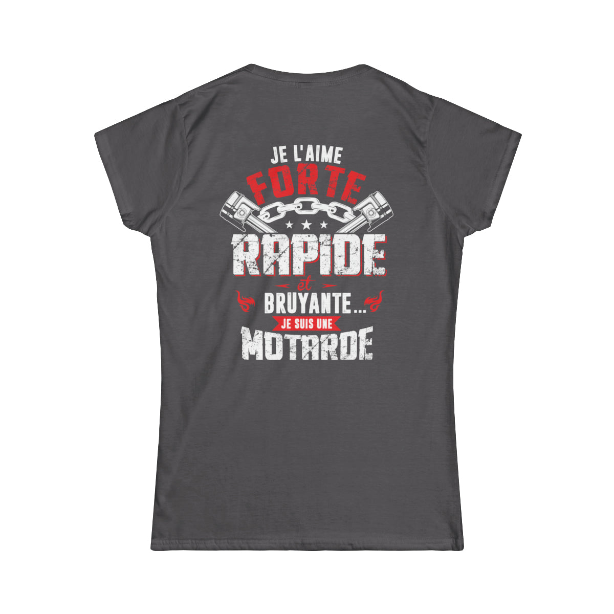 Je l'aime forte rapide et bruyante... je suis une motarde