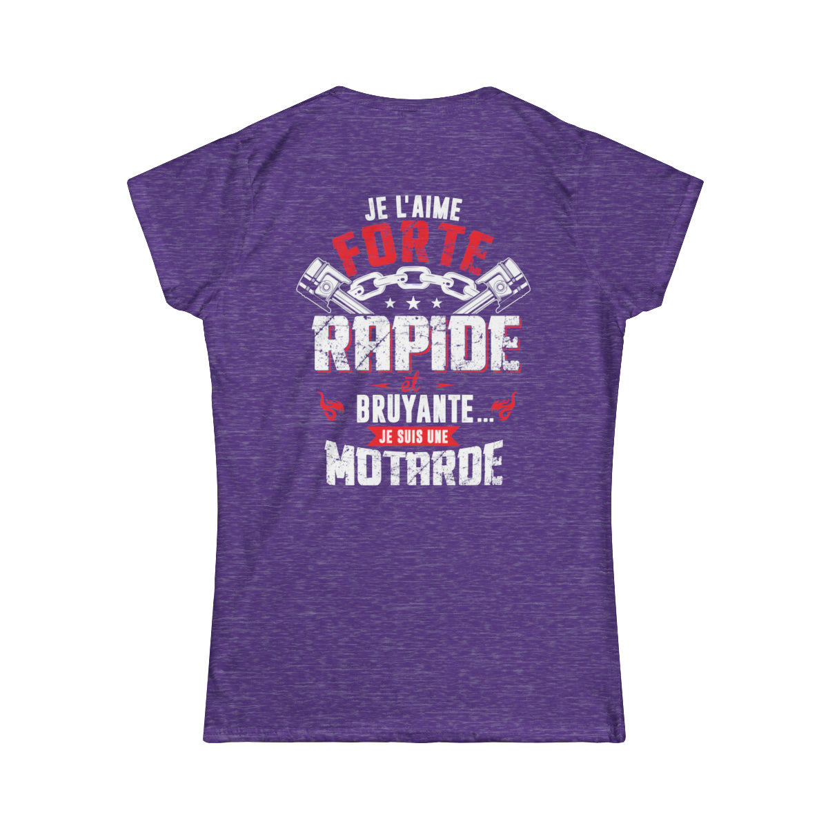 Je l'aime forte rapide et bruyante... je suis une motarde