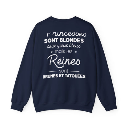 Les princesses sont blondes aux yeux bleus mais les reines sont brunes et tatouées