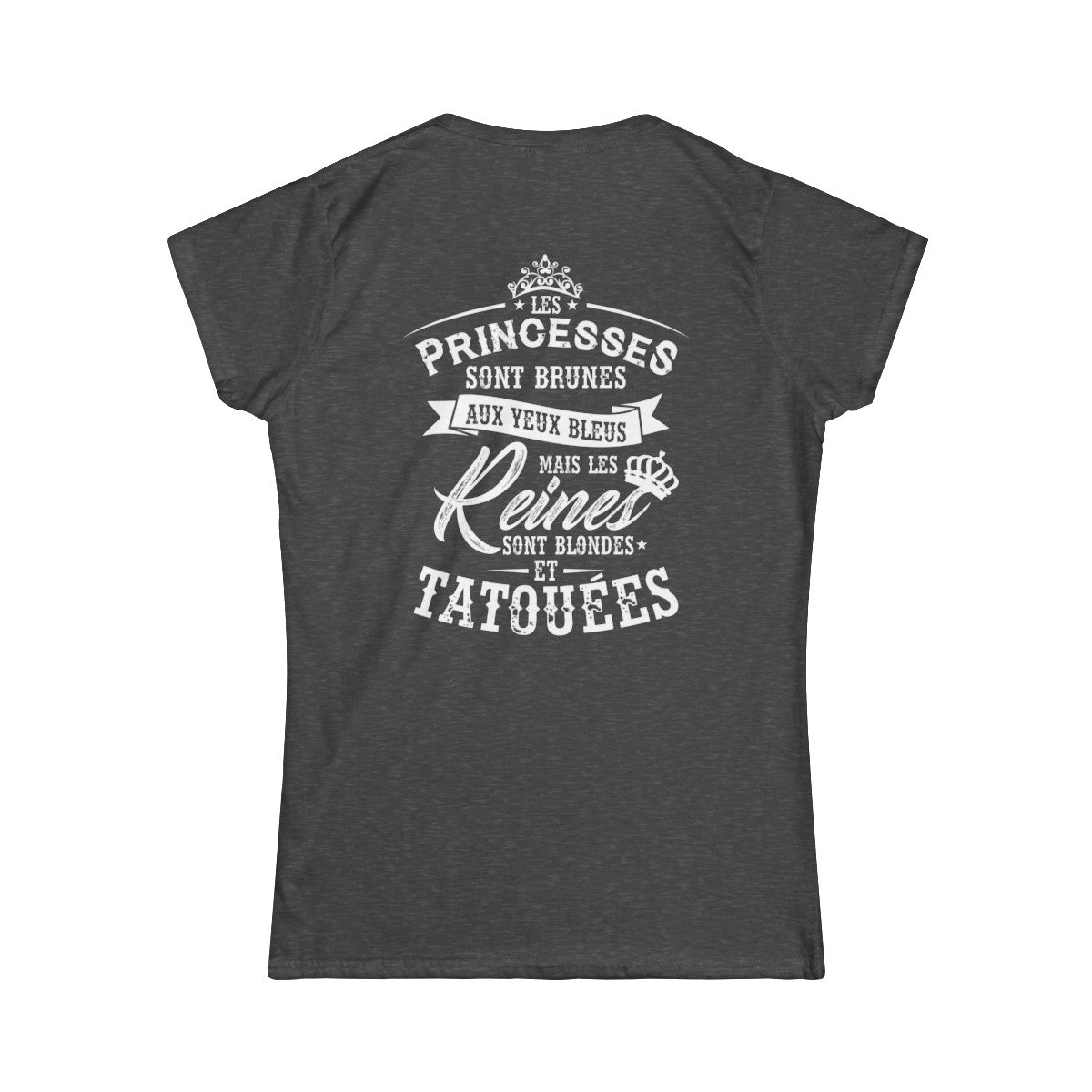 Les princesses sont brunes aux yeux bleus mais les reines sont blondes et tatouées