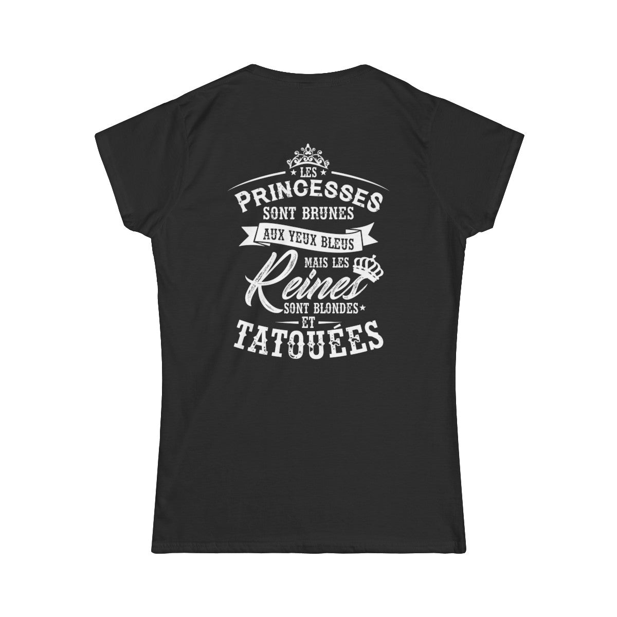 Les princesses sont brunes aux yeux bleus mais les reines sont blondes et tatouées