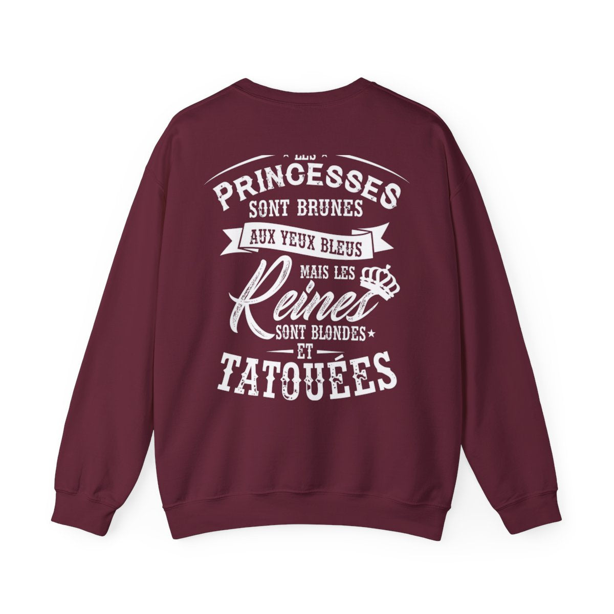 Les princesses sont brunes aux yeux bleus mais les reines sont blondes et tatouées