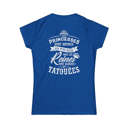 Les princesses sont brunes aux yeux bleus mais les reines sont blondes et tatouées