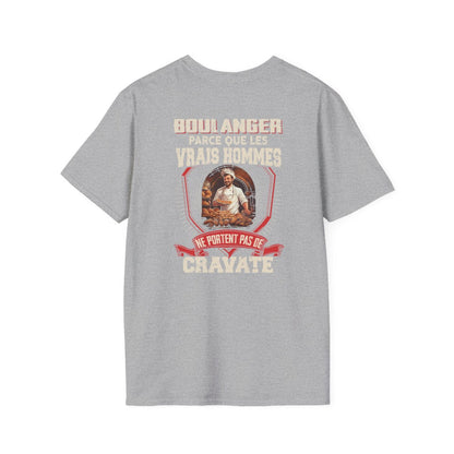 Les vrais hommes ne portent pas de cravate. Je suis Boulanger