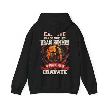 Les vrais hommes ne portent pas de cravate. Je suis Cariste