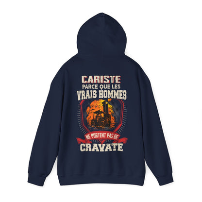 Les vrais hommes ne portent pas de cravate. Je suis Cariste