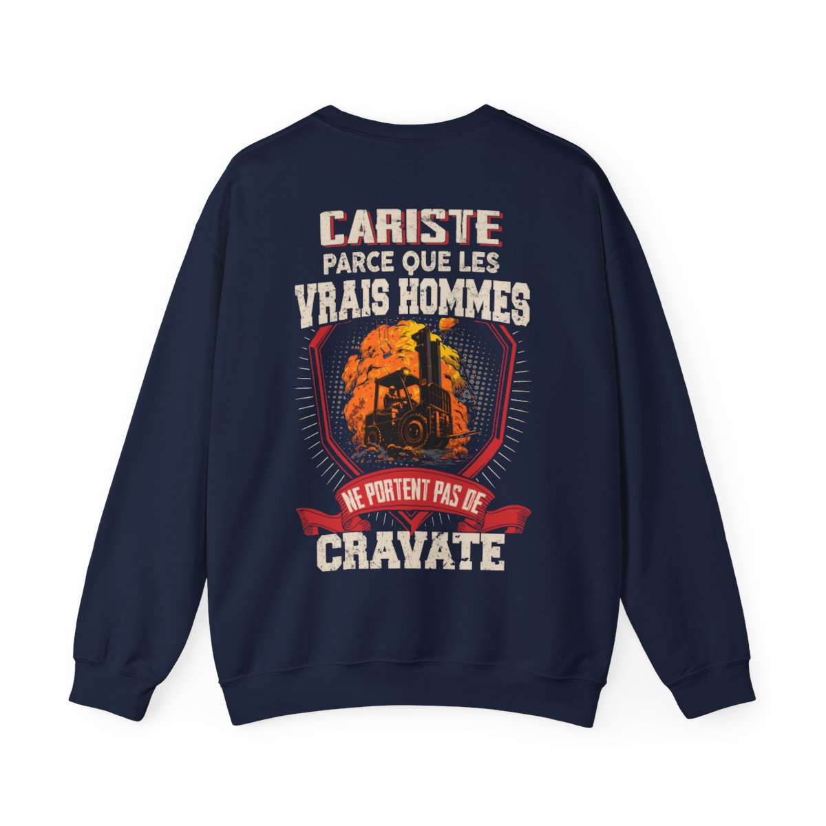 Les vrais hommes ne portent pas de cravate. Je suis Cariste