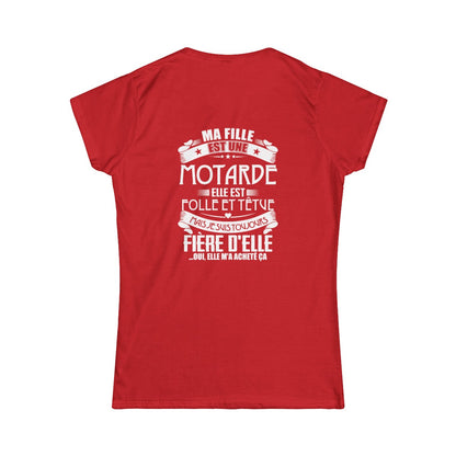 Ma fille est une motarde, elle est folle et têtue