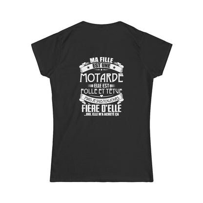 Ma fille est une motarde, elle est folle et têtue