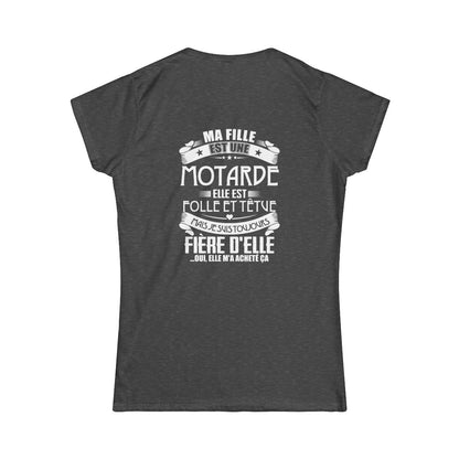 Ma fille est une motarde, elle est folle et têtue