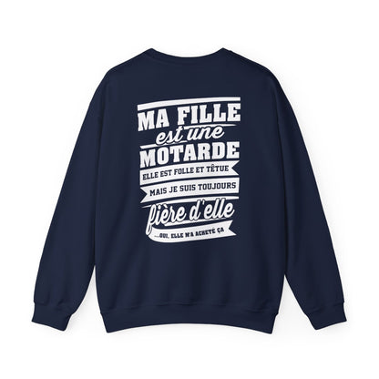 Ma fille est une motarde, elle est folle et têtue