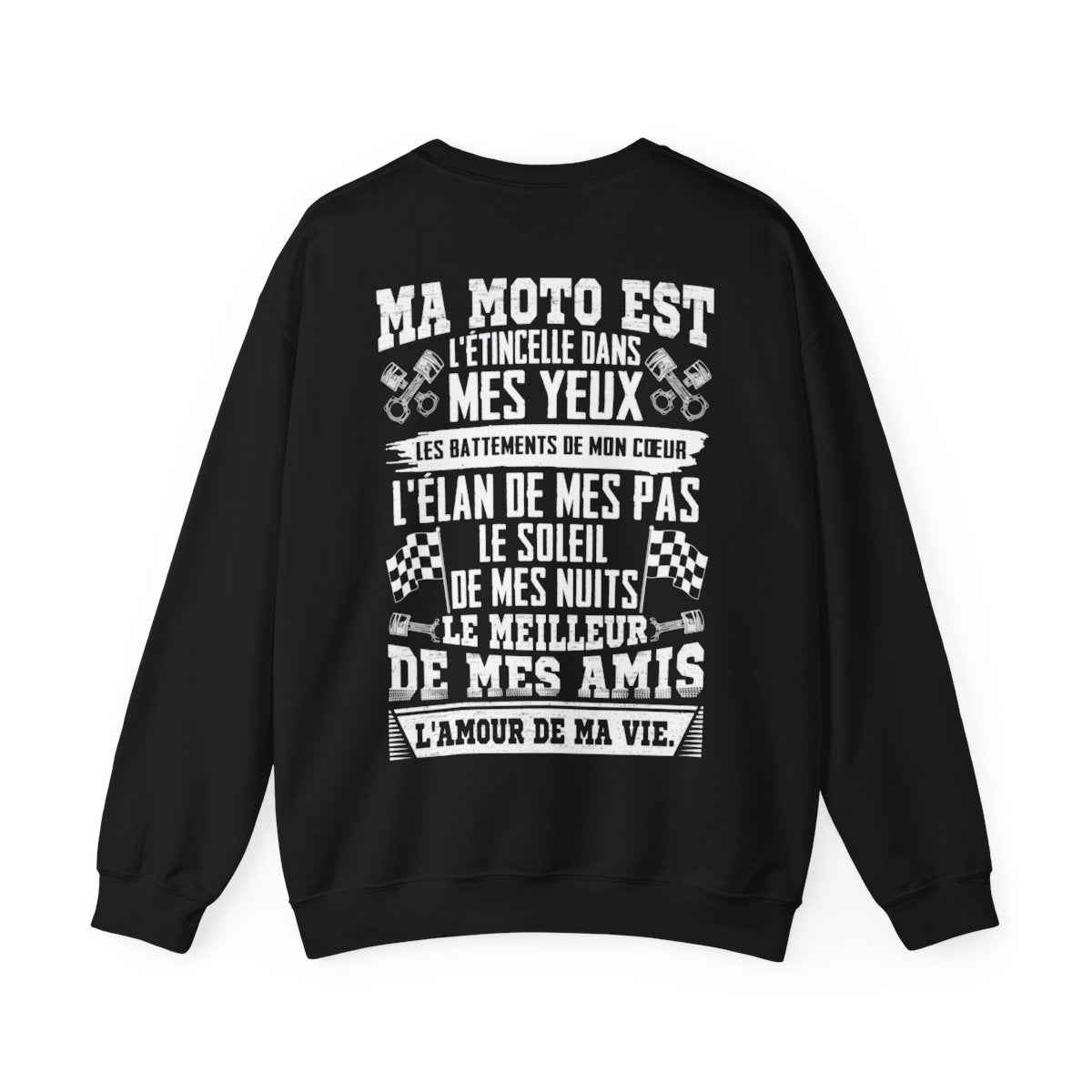 Ma moto est l'étincelle dans mes yeux
