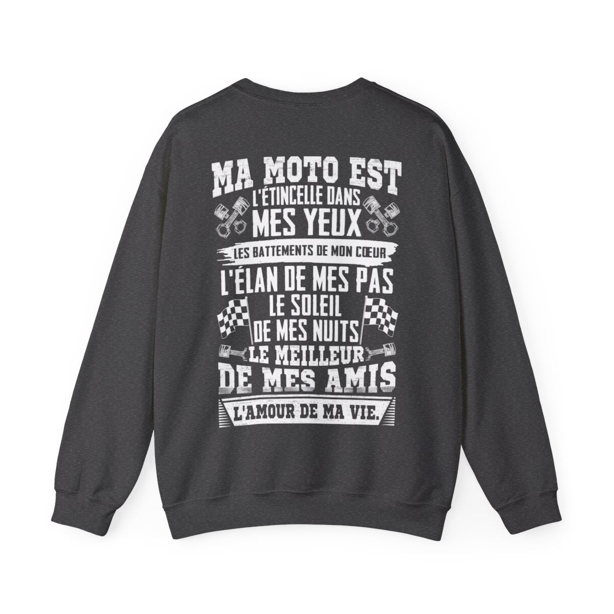 Ma moto est l'étincelle dans mes yeux