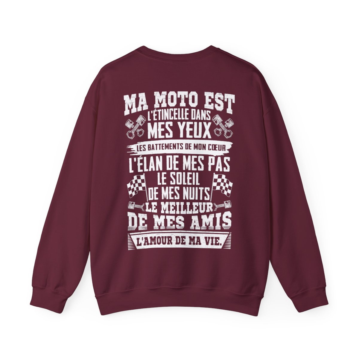 Ma moto est l'étincelle dans mes yeux