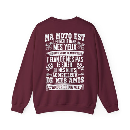 Ma moto est l'étincelle dans mes yeux