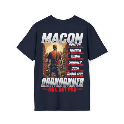 Maçon, ramper, tomber, vomir, saigner est acceptable